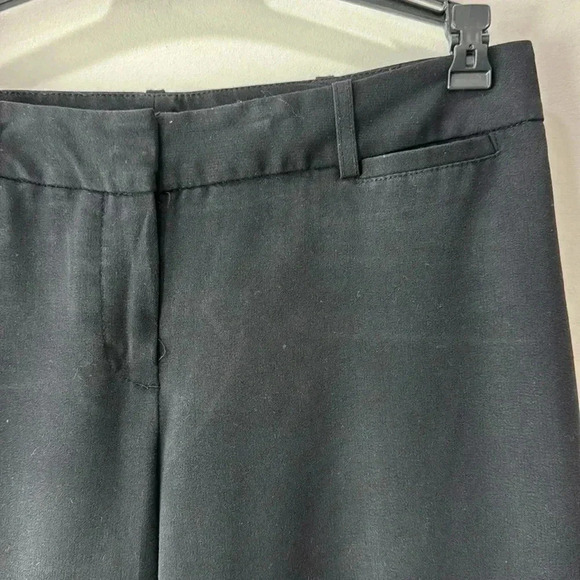 George Women's Black Zip Front Low Rise Trousers Size 6P - Picture 4 of 11